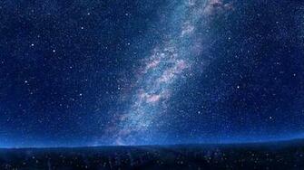 Sky Mks Trees Night Stars Art Wallpaper