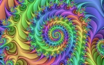 Wallpaper Tripy Trippy Fractal