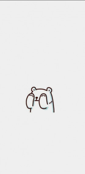 Timid Bear Cartoon Illustration E7dtol8j5wdrs2tt Wallpaper