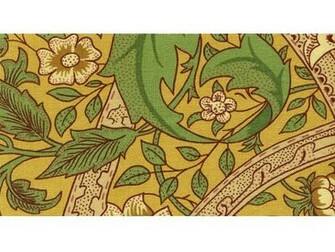 William Morris Fabric Windrush Wallpaper Wall Paper Cross