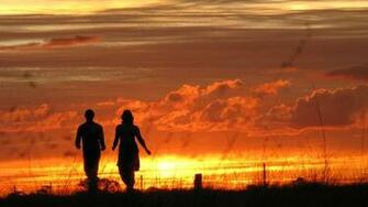 Australia Farmland Farm Life Sunset Wallpaper