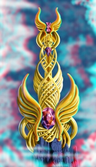 She Ra Crystal Castle 3d By Zentron