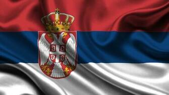 HD Serbia Flag Wallpaper