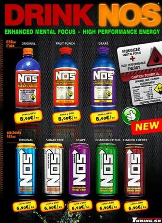 Nos Energy Drink Energeticke Napoje