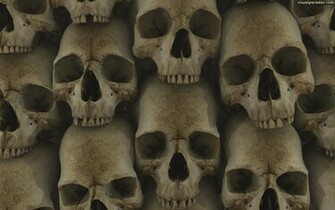 Catacombes Crypt Gothic Skulls Bones 3d Wallpaper Widescreen