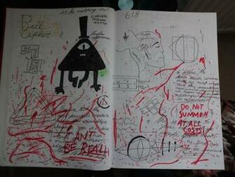 Gravity Falls Journal Replica Bill Cipher By Gravityfalls08 On