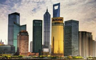 Shanghai Skyscrapers Wallpaper World