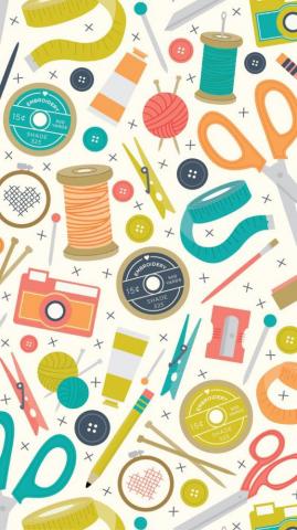 Crafty Pattern Three Cheers Co Print Patterns Mini Art
