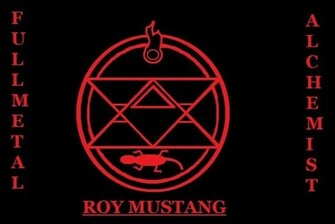 Roy Mustang Logo Wallpaper By Parkesiethehedgehog