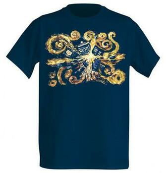 Van Gogh Exploding Tardis Shirt Pic Global Geek News