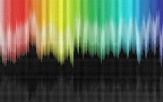 Oc Wallpaper Made From The Shape Of A Sound Wave