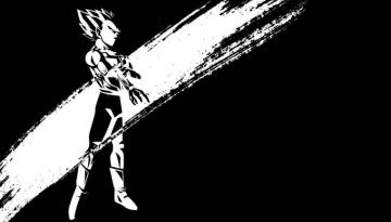 Vegeta Black And White Minimalist Wallpaper By Horira21 On