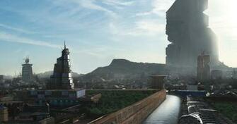 Futuristic City By Resvocoder