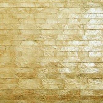 Capiz Shell Wallpaper Gold Pinqa The Eco Decor Store