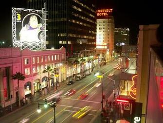 Panoramio Photo Of Hollywood Blvd At Night