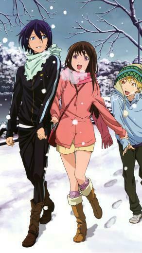 Kawaii iPhone Wallpaper Noragami Yato Yukine Hiyori Iki