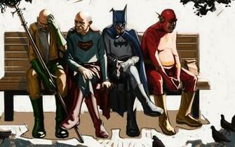 Old Superheroes Wallpaper