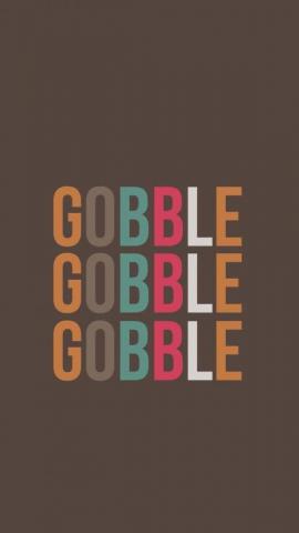 Just Peachy Designs Thanksgiving iPhone Wallpaper