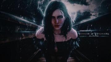 The Witcher Wild Hunt Game Girl Art Wallpaper Lightning