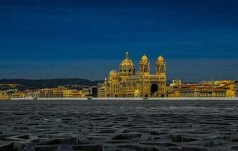 Wallpaper France Landscape Cathedral Marseille Image