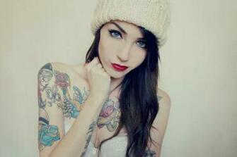 Tattoo Piercing Women Model Karole Katarina Wallpaper HD