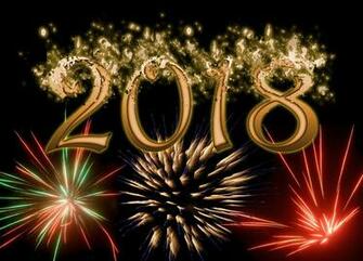 Happy New Year Wallpaper With Crackers Ultra HD