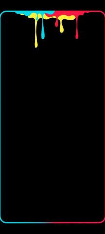 Border Amoled Black Wallpaper