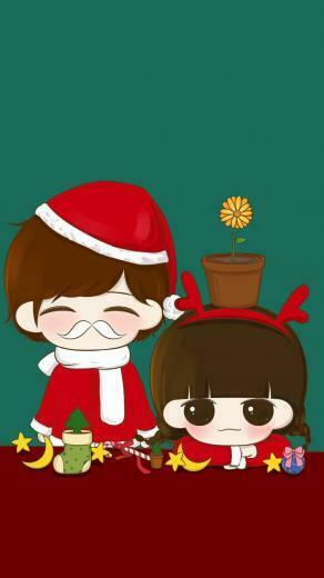 Rose On Cartoon In Love Couple Anime