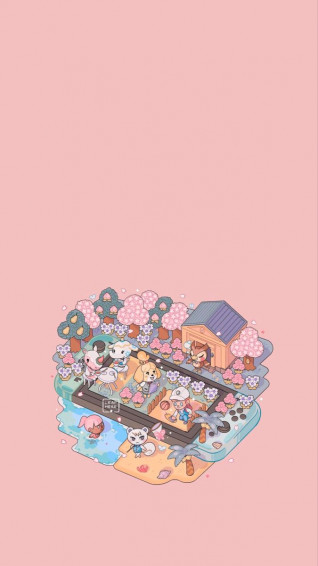 Animal Crossing Cute Aesthetic Wallpaper Fan Art