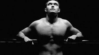 Black White Wallpaper Muscles Man Men Photo