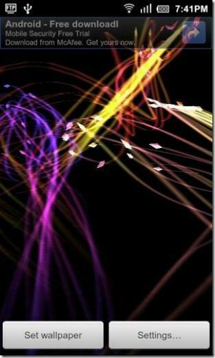 3d Fireflies Live Wallpaper3