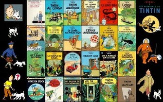 Tintin Comic Book Club Wallpaper