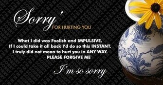 Sorry Wallpaper HD