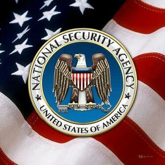 National Security Agency N S A Emblem Over