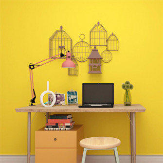 Beibehang New Bright Yellow Orange Lemon Gray Wallpaper