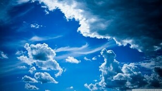 Blue Clouds Wallpaper