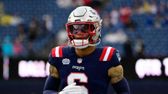Patriots Christian Gonzalez Nabs First Interception In Huge Spot Wallpaper