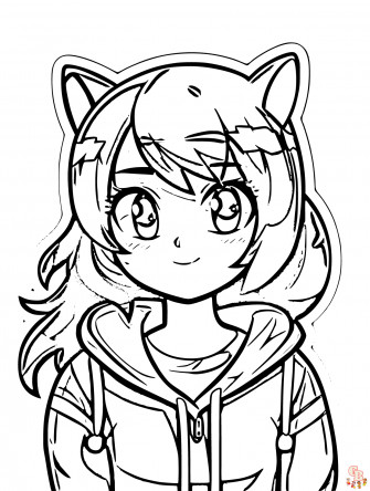 Aphmau Anime Coloring S Chibi Cute Wallpaper