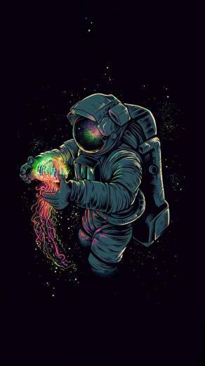 Spaceman Wallpaper By Juicypineapples On