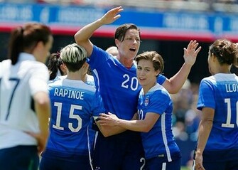 Forward Abby Wambach Of The United States