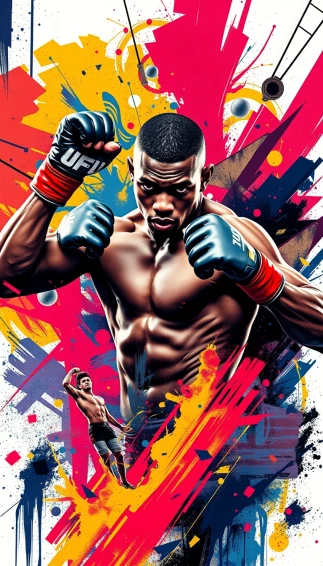 Israel Adesanya Phone Wallpaper