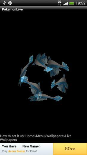Pokemon Live 3d Wallpaper Is Simple And Cube