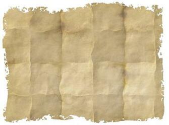 Background Of An Old Folded Paper Texture With Ripped And Torn