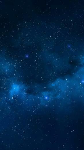 iPhone Blue Stars Wallpaper 3d