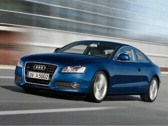 Blue Audi A5 Wallpaper