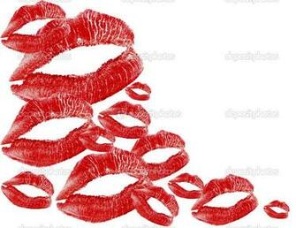 Red Lips Background