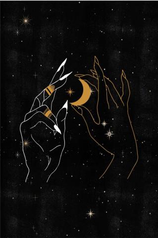 Witchy Decor Wall Celestial