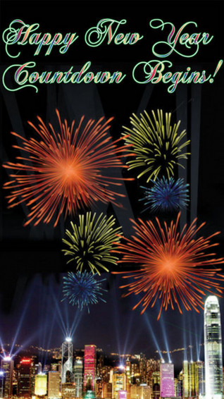 Happy New Year iPhone Wallpaper