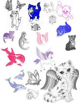 Lisa Frank Brushes By Mkg Me Mandykat