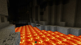 Lava Minecraft Background Flew Into The While I